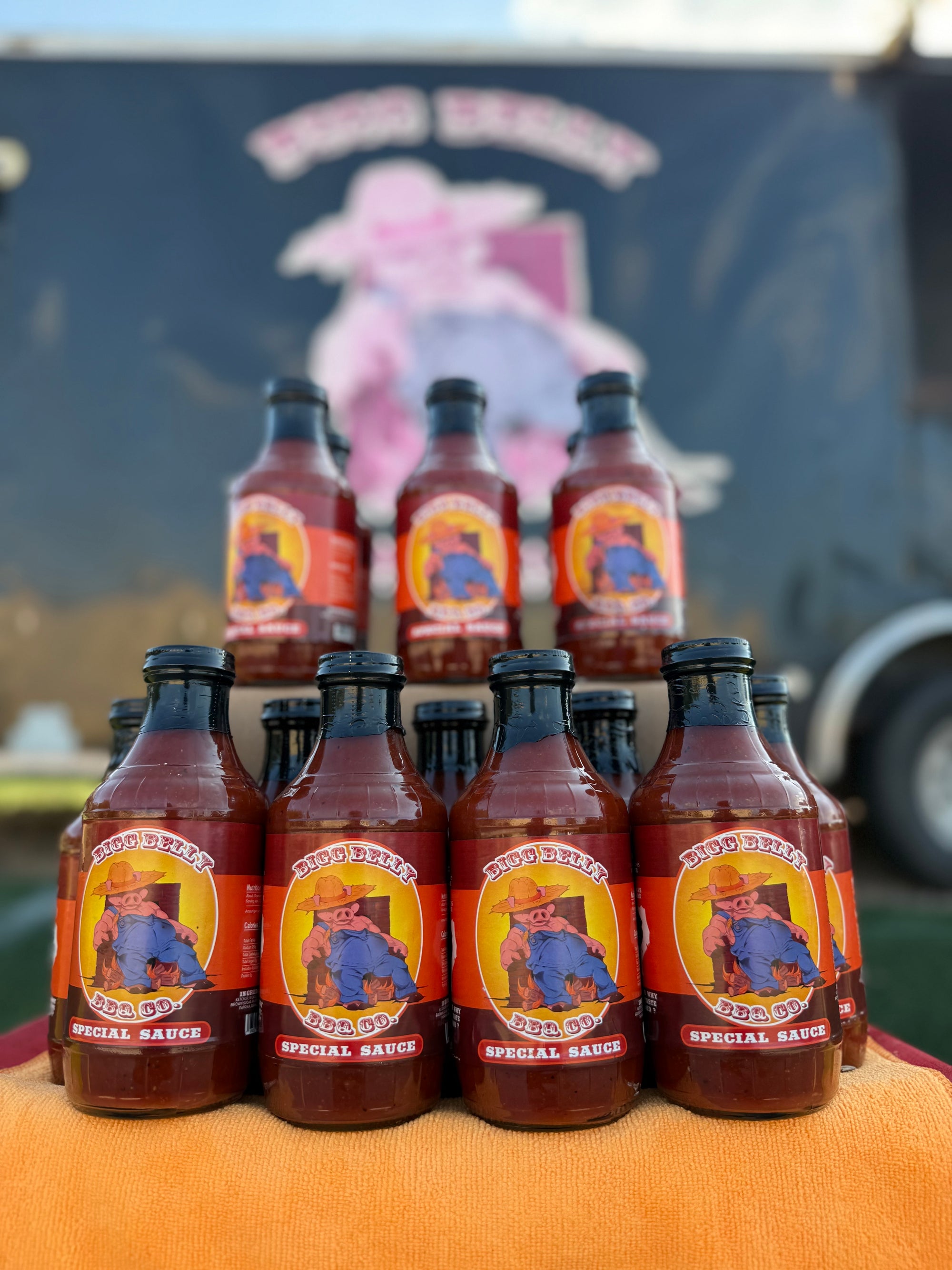 18oz Bottle of Bigg Belly BBQ Special Sauce